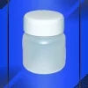 Envase 30 ml tipo Pastillero color natural con tapa a la vista en fondo azul