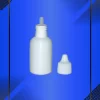 Gotero de 20 ml color blanco con tapa blanca con e inserto a la vista