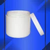 Envase 500 ml tipo Tarro color Blanco con tapa a la vista en fondo azul