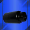 Envase 150 ml tipo Pastillero color Negro con tapa a la vista en fondo azul