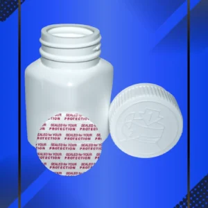 Frasco Tarro Pastillero Blanco Cuadrado 80 Ml O Gr Plástico Tapa Seguridad y Liner